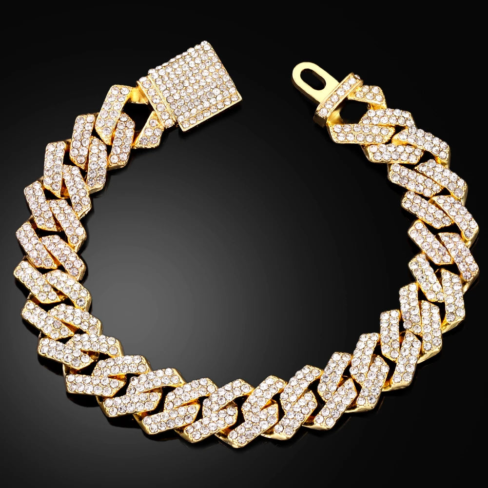 Sparkle Power Cuban Bracelet