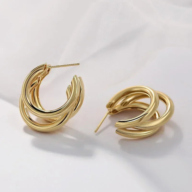 Trendy Stainless Hoops