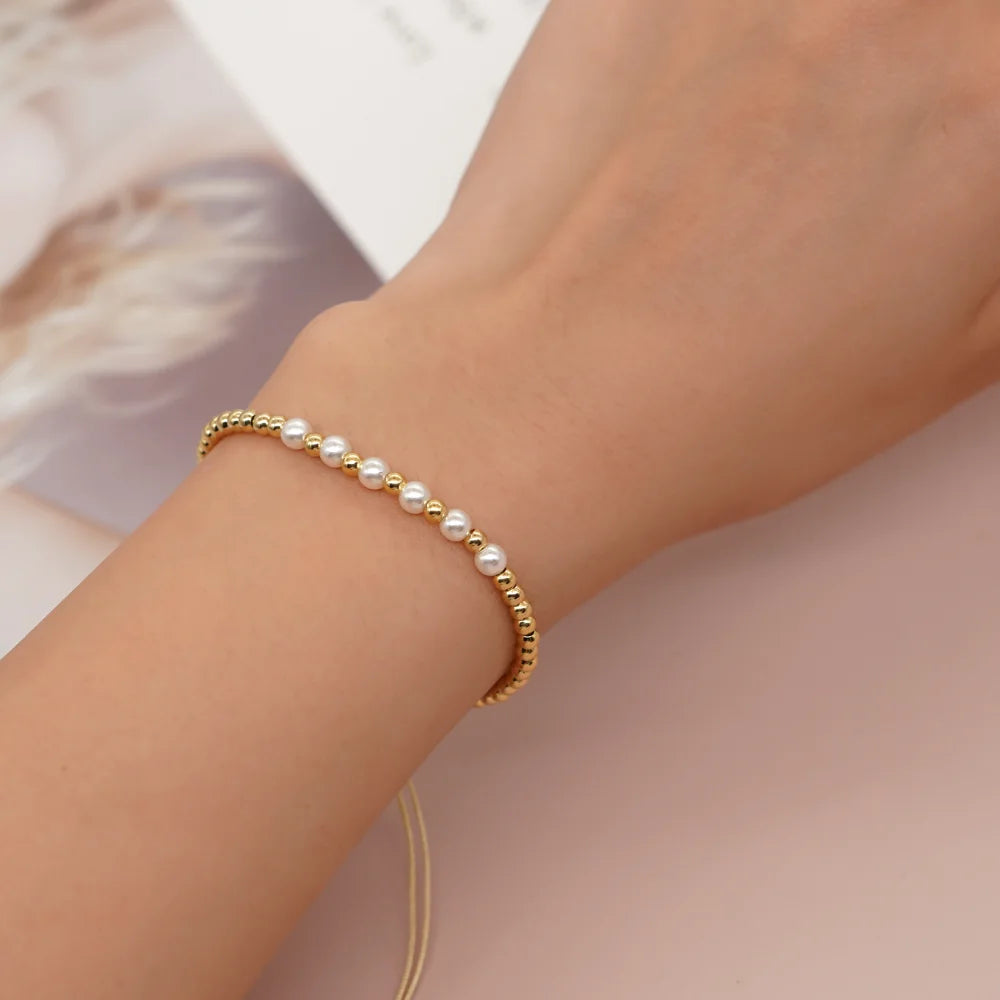 Sunny Vibes Pearl Bracelet